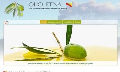 Création de site Internet à Draguignan: Vente d'huile d'olive italienne de Sicile.