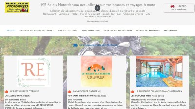 Création de site Internet Corrèze: Relais Motards, hôtels, restaurants, gîtes, chambres d'hôtes, campings, bars spécial motards
